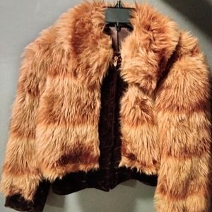 Vintage International Ladies’ Garment Workers’ Union (ILGWU) Brown Fur Jacket